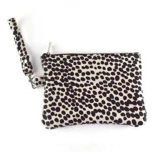 NWT Fur Zippered Clutch Bag